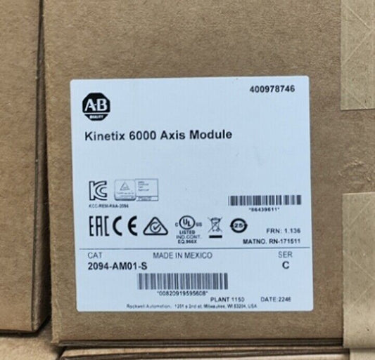 New Sealed Allen Bradley 2094-AM01-S - ALLEN BRADLEY