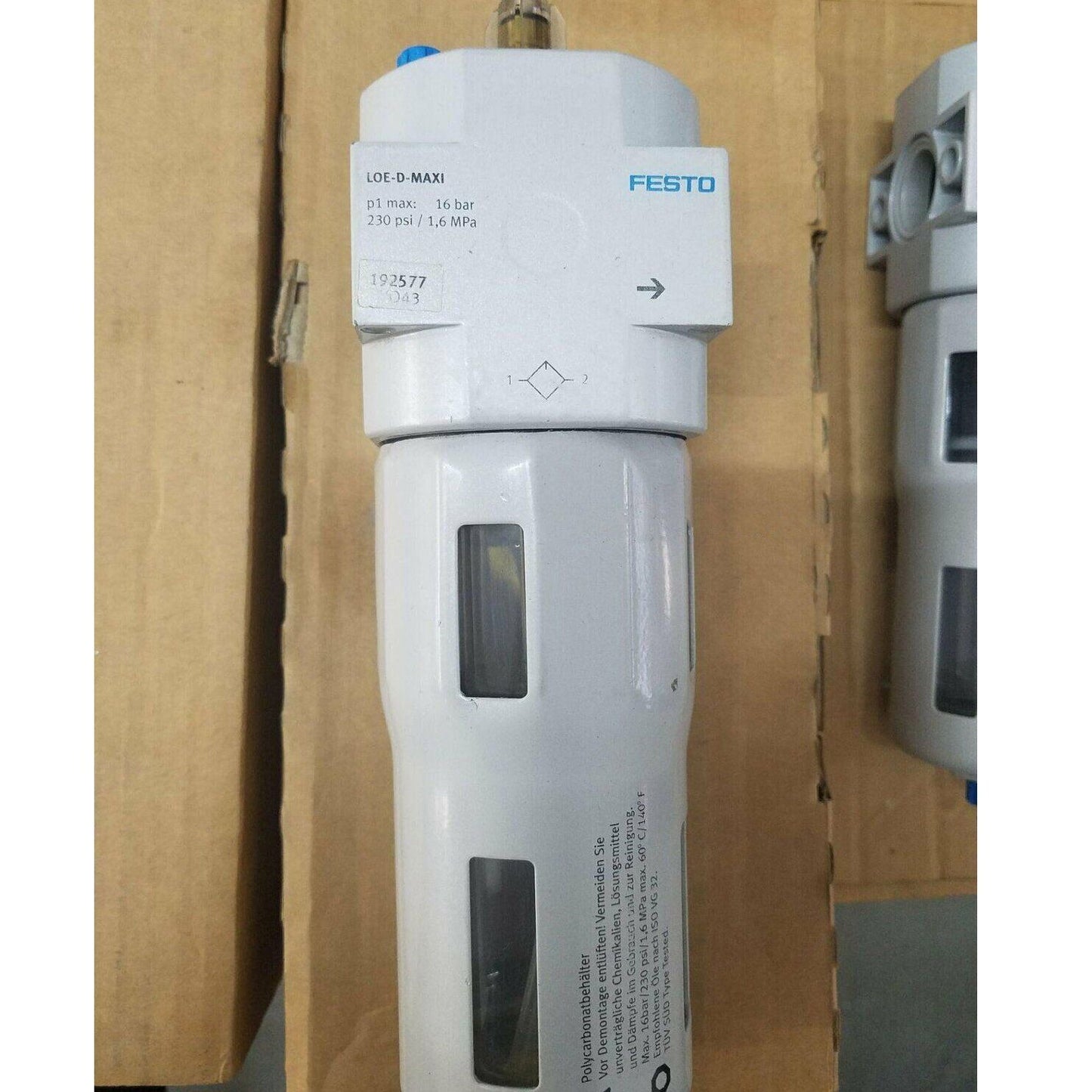 FESTO LOE-D-MAXI 192577 Pressure Relief Valve Spot Stock - FESTO