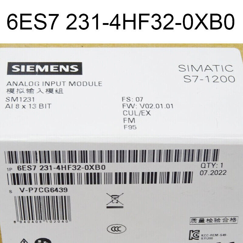 1 PCS Siemens S7-1200 6ES7231-4HF32-0XB0/6ES7 231-4HF32-0XB0 KOEED