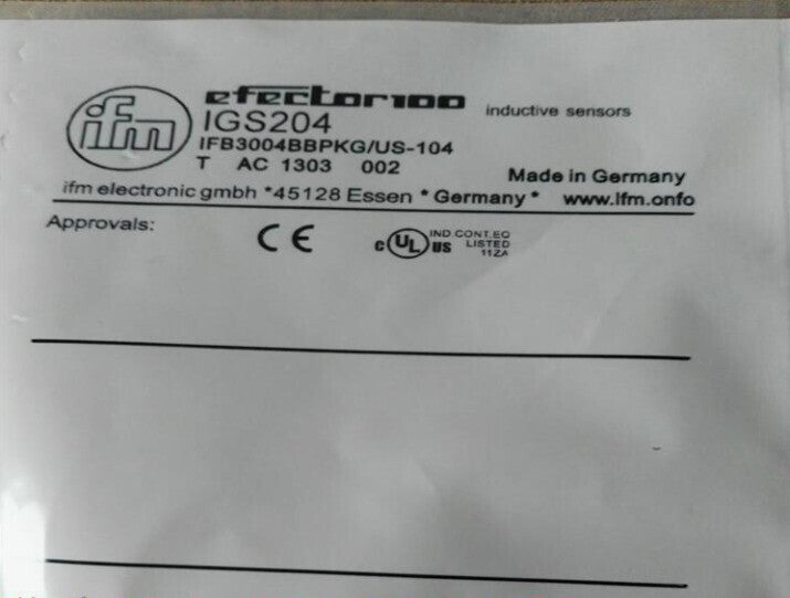 1PC  IFM IGS204 Sensor  #IF