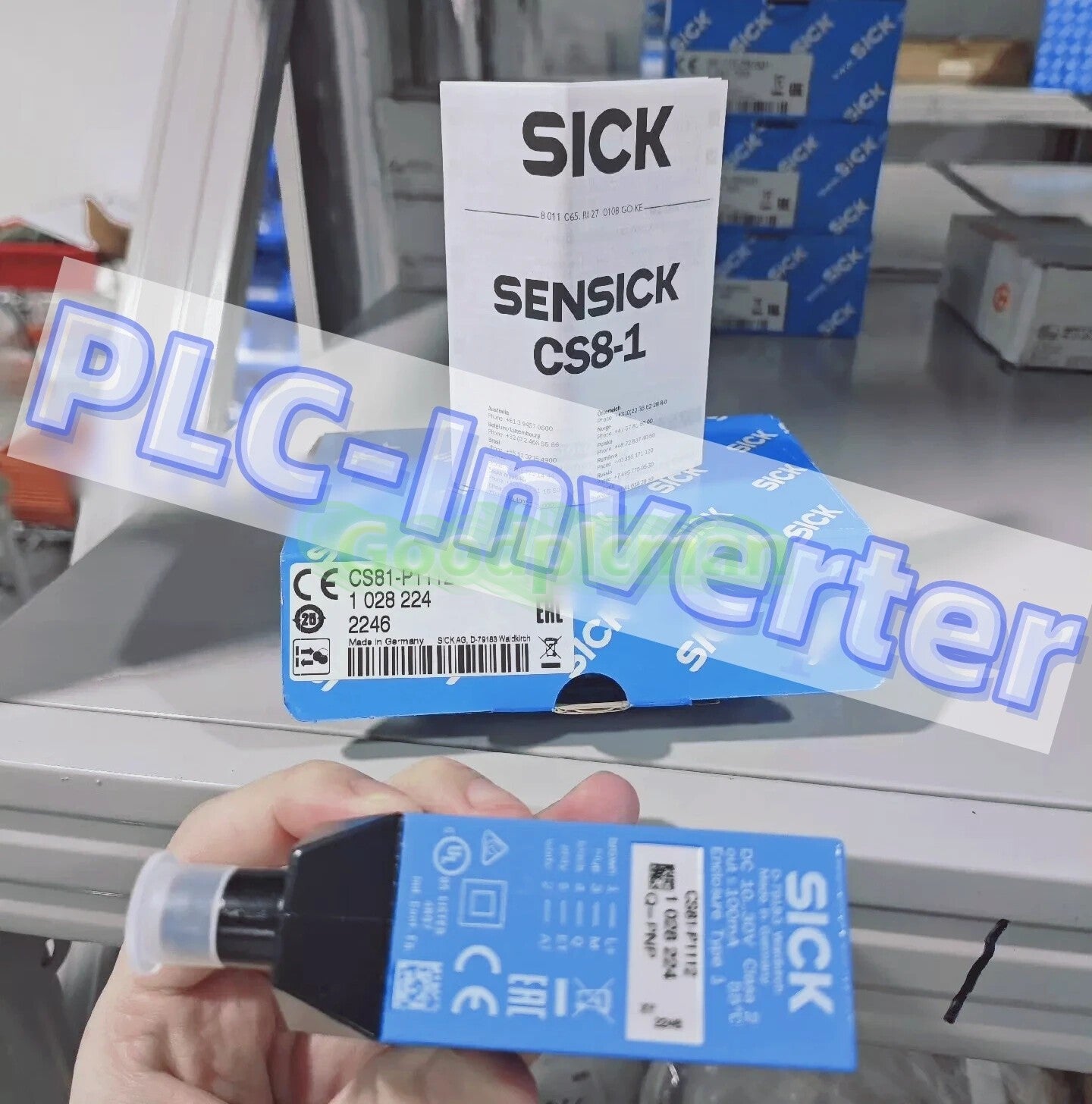 1PCS SICK CS81-P1112 1028224 Color sensor Fast ping-