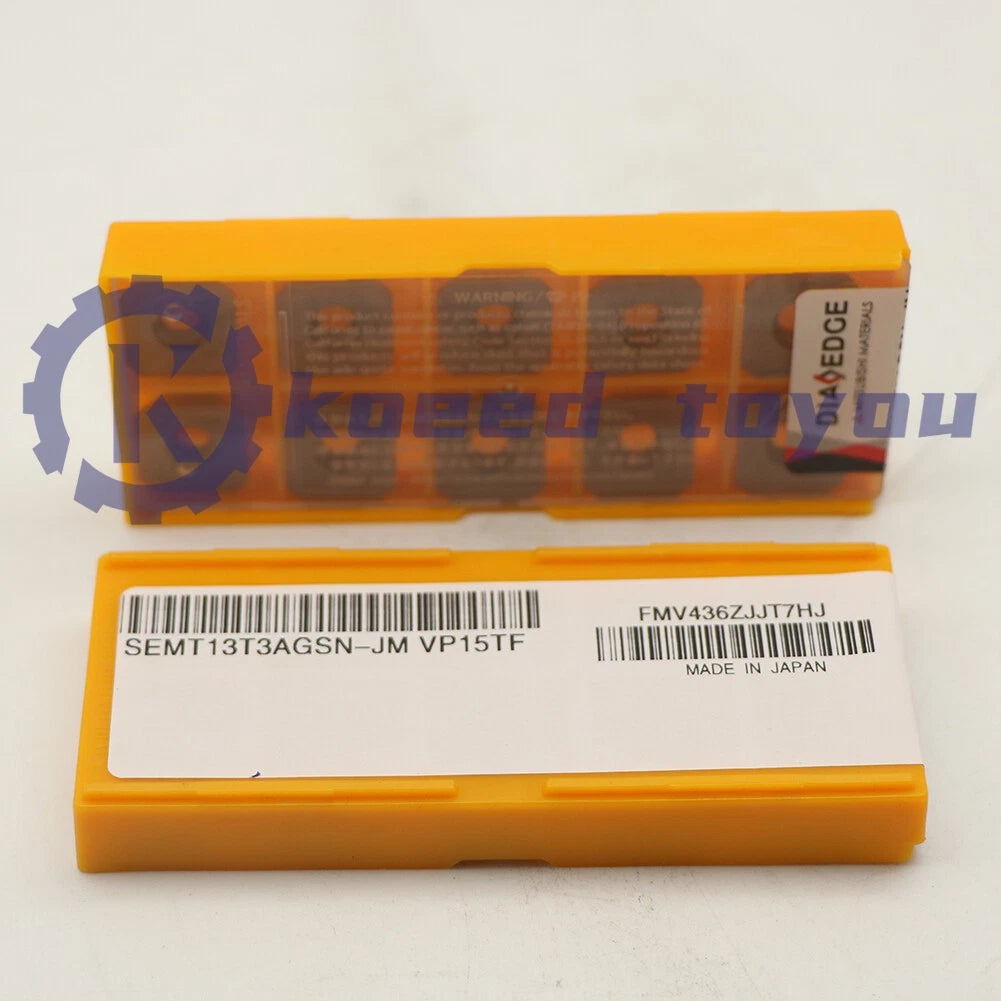 10PCS MITSUBISHI Carbide Inserts SEMT13T3AGSN-JM VP15TF