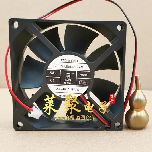DWPH EFC-08E24D 8025 DC24V 0.25A 8CM 2-Pin Inverter Cooling Fan