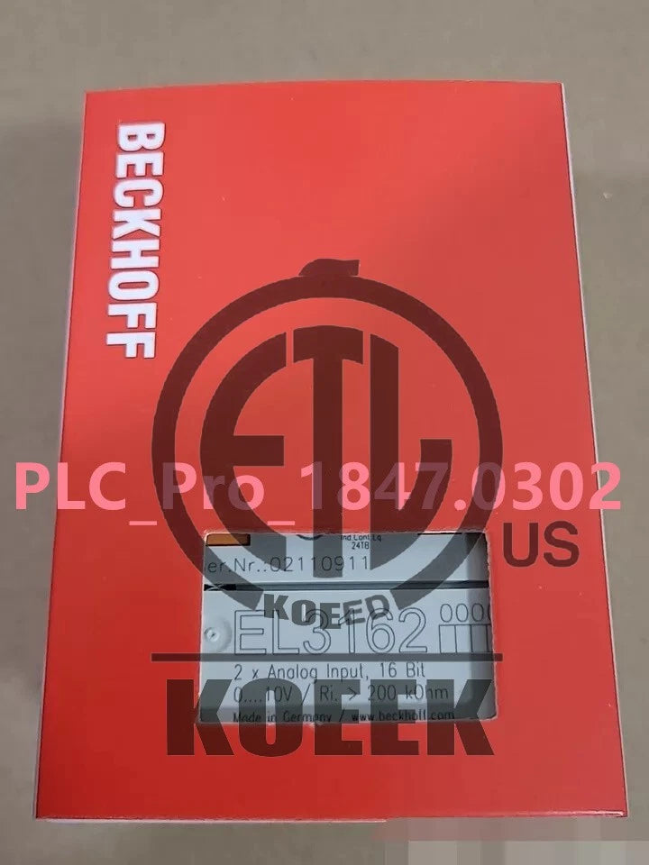 1PCS Beckhoff EL3162 PLC Module EL3162 Quality Assurance Fast delivery #k
