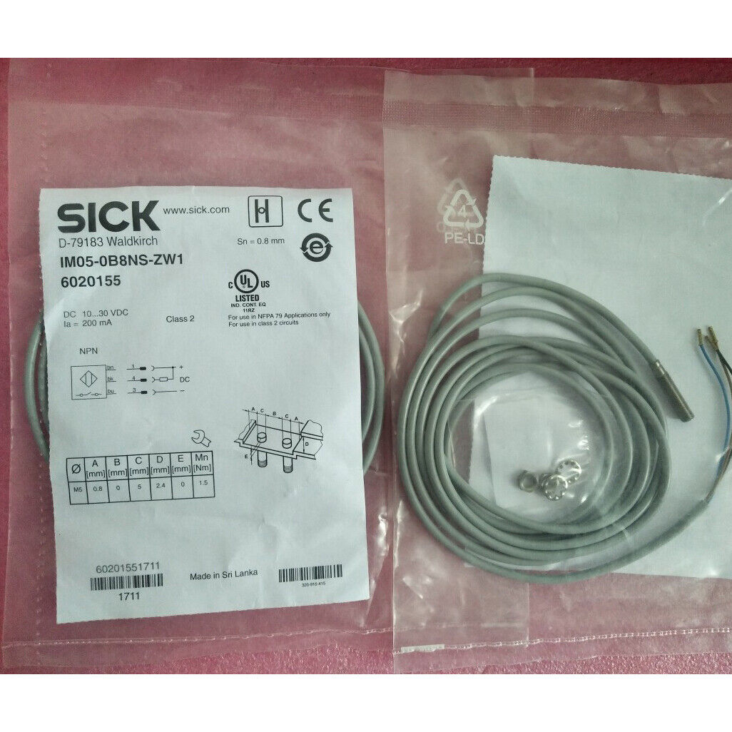 new one SICK proximity switch IM05-0B8NS-ZW1 SPOT STOCKS - SICK