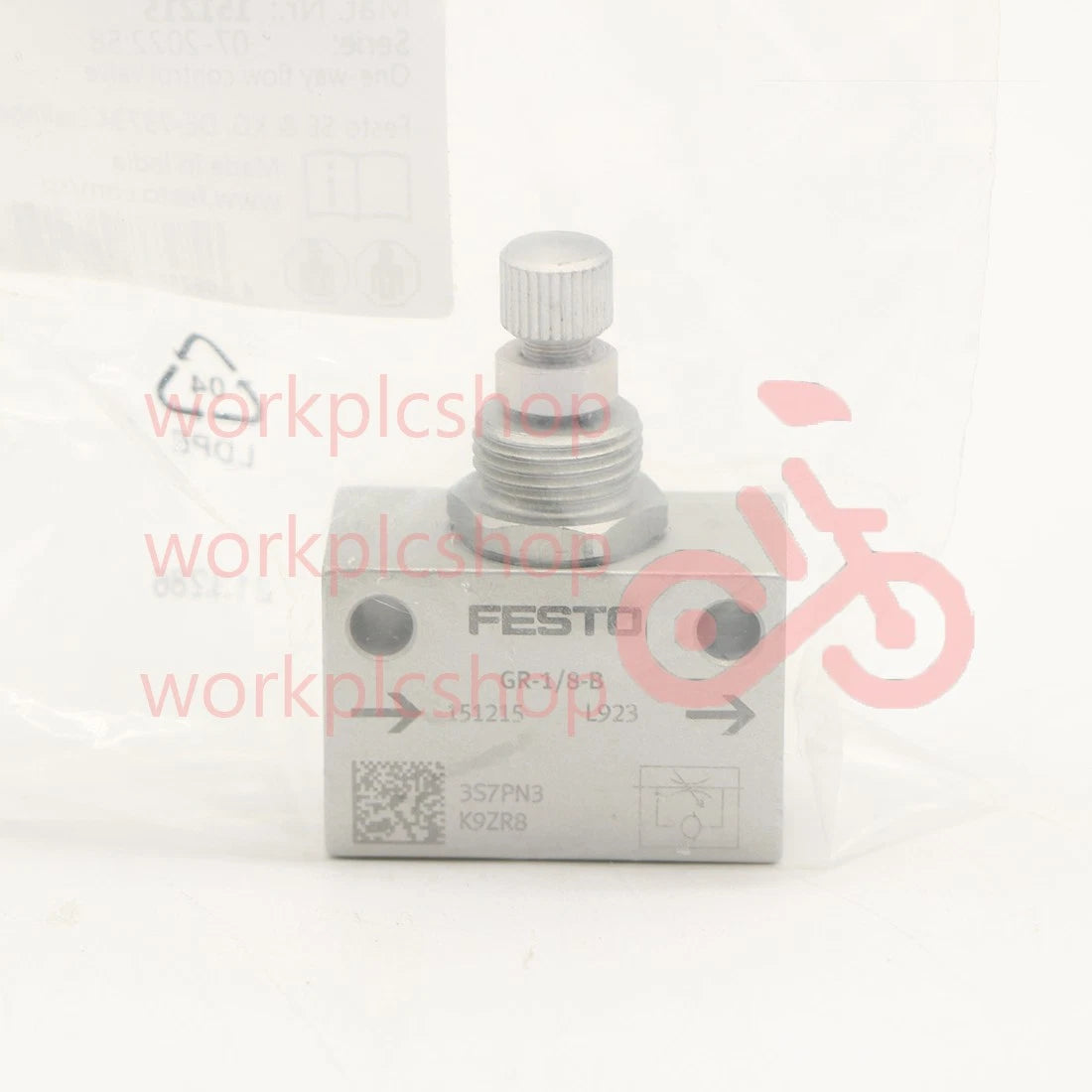 1PC FESTO GR-18-B 151215 One-way flow control valve