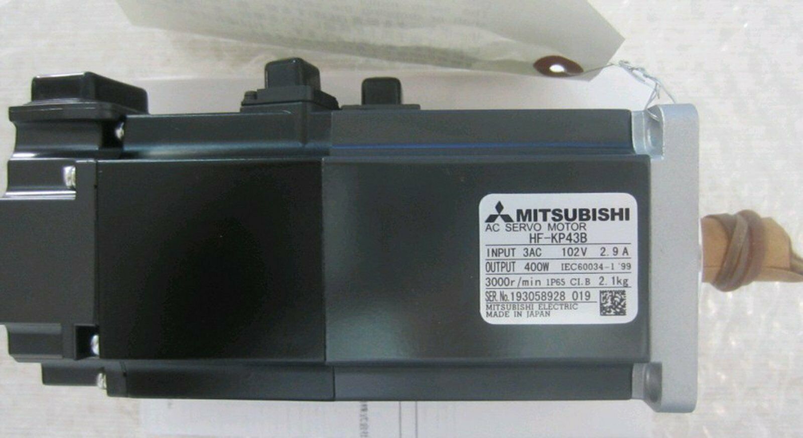 Mitsubishi servo motor HF-KP43B tested and in good condition - MITSUBISHI