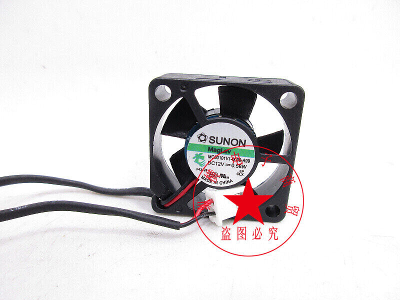 used SUNON MC30101V1-0000-A99 3cm 3010 12V 0.58W cooling fan