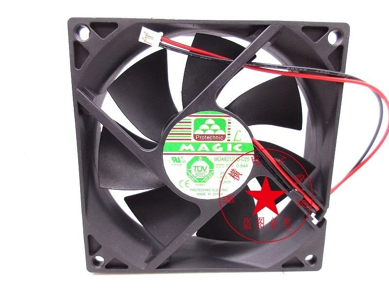 MAGIC MGA9212UB-O25 9025 DC12V 0.54A 9CM 2-Wire Cooling Fan