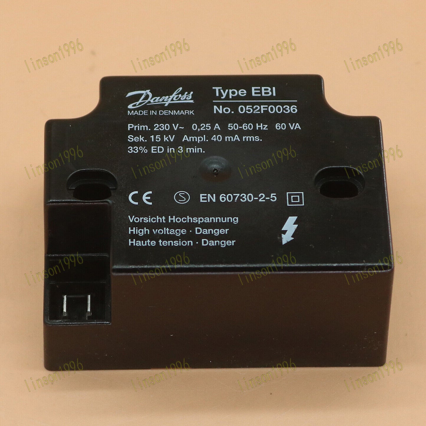 1PC EBI 052F0036 Ignition Transformer For burner ship - DANFOSS