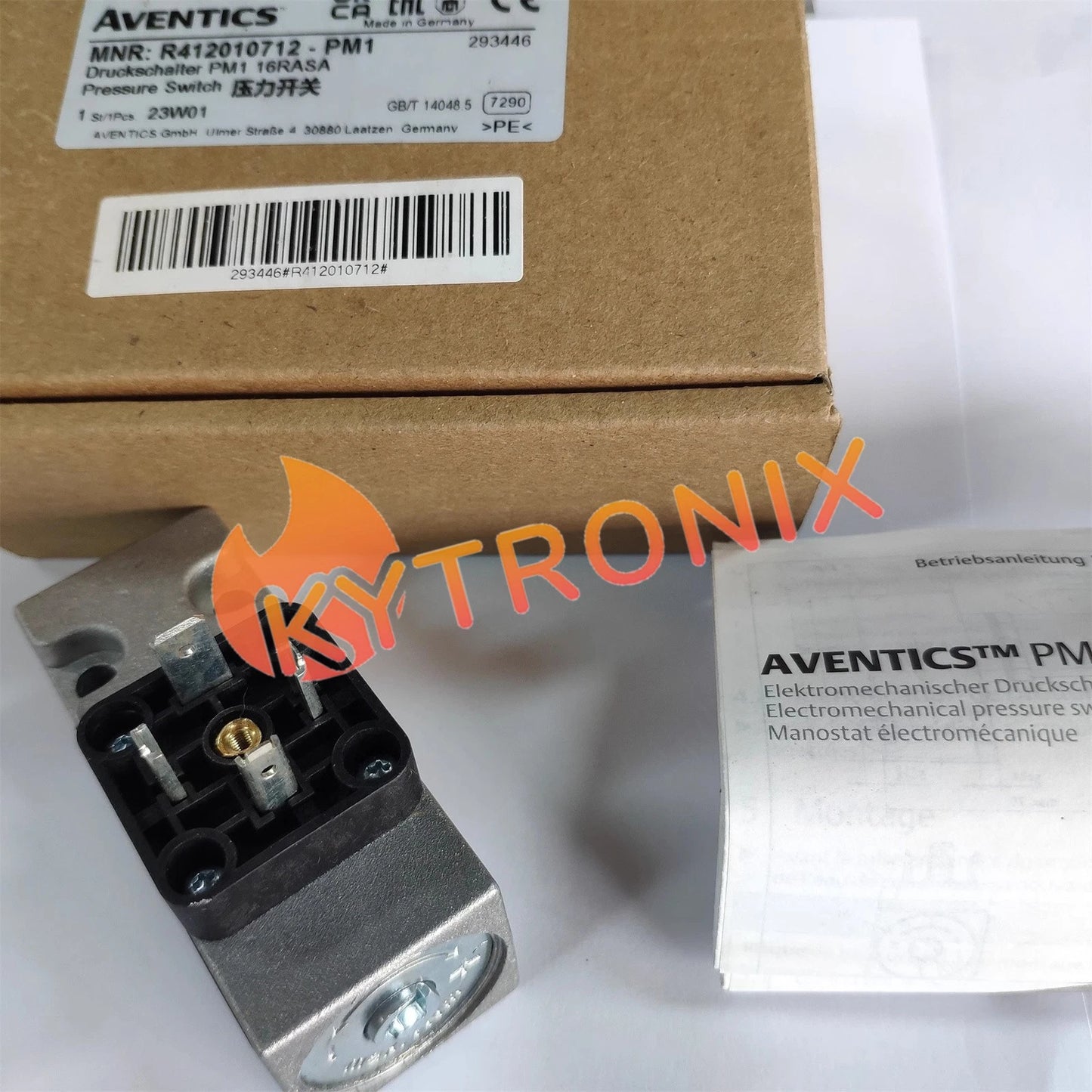 1pcs AVENTICS Pressure Switch R412010712 Series PM1 0.2-16bar Fast delivery