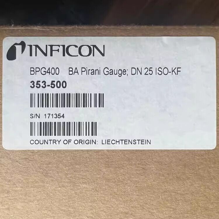new 1pcs INFICON Vacuometer Sensor BPG400 353-500 - INFICON