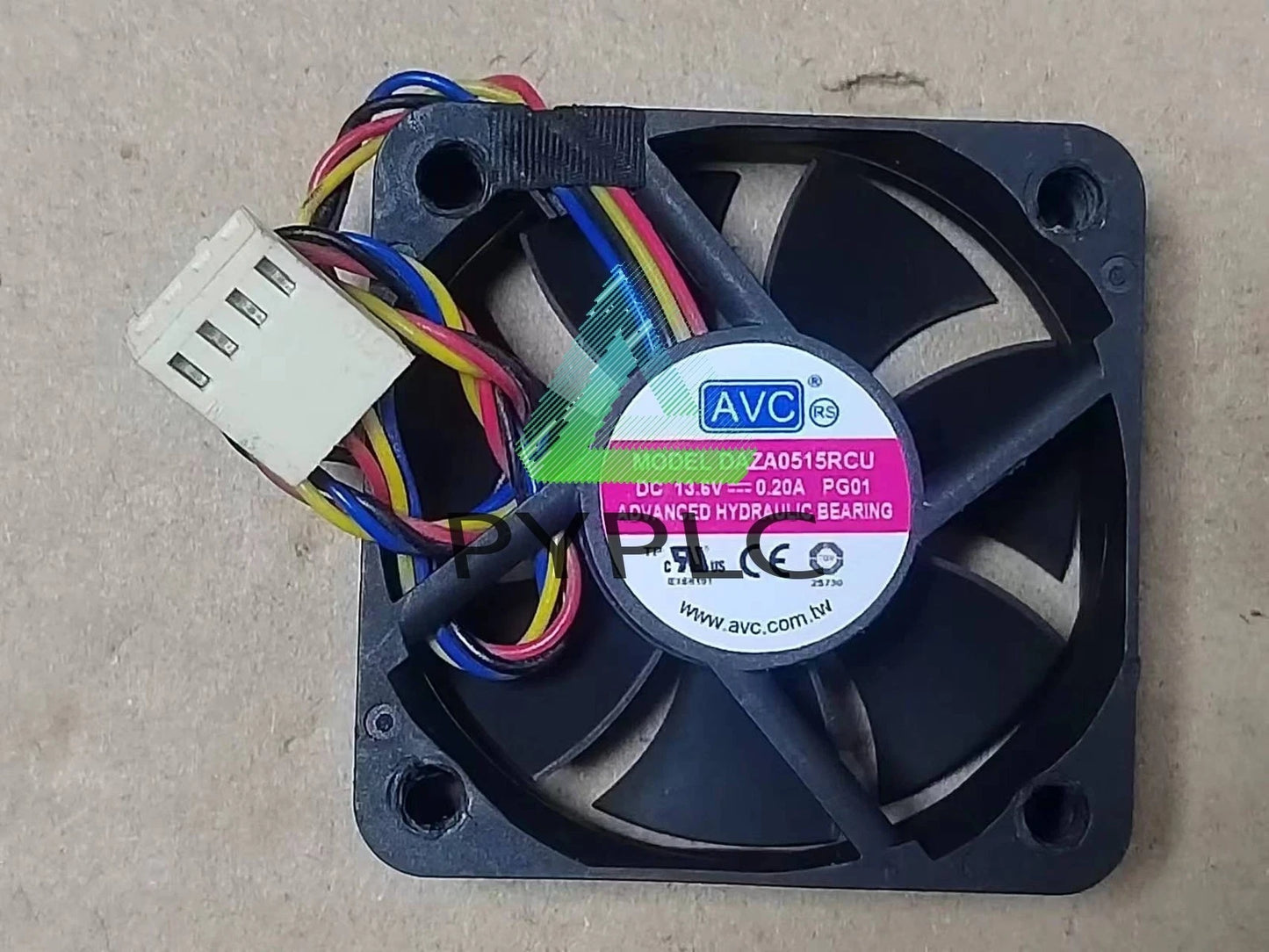 1PC DAZA0515RCU AVC Cooling Fan DC13.6V 0.20A 5cm 50*15mm waterproof~