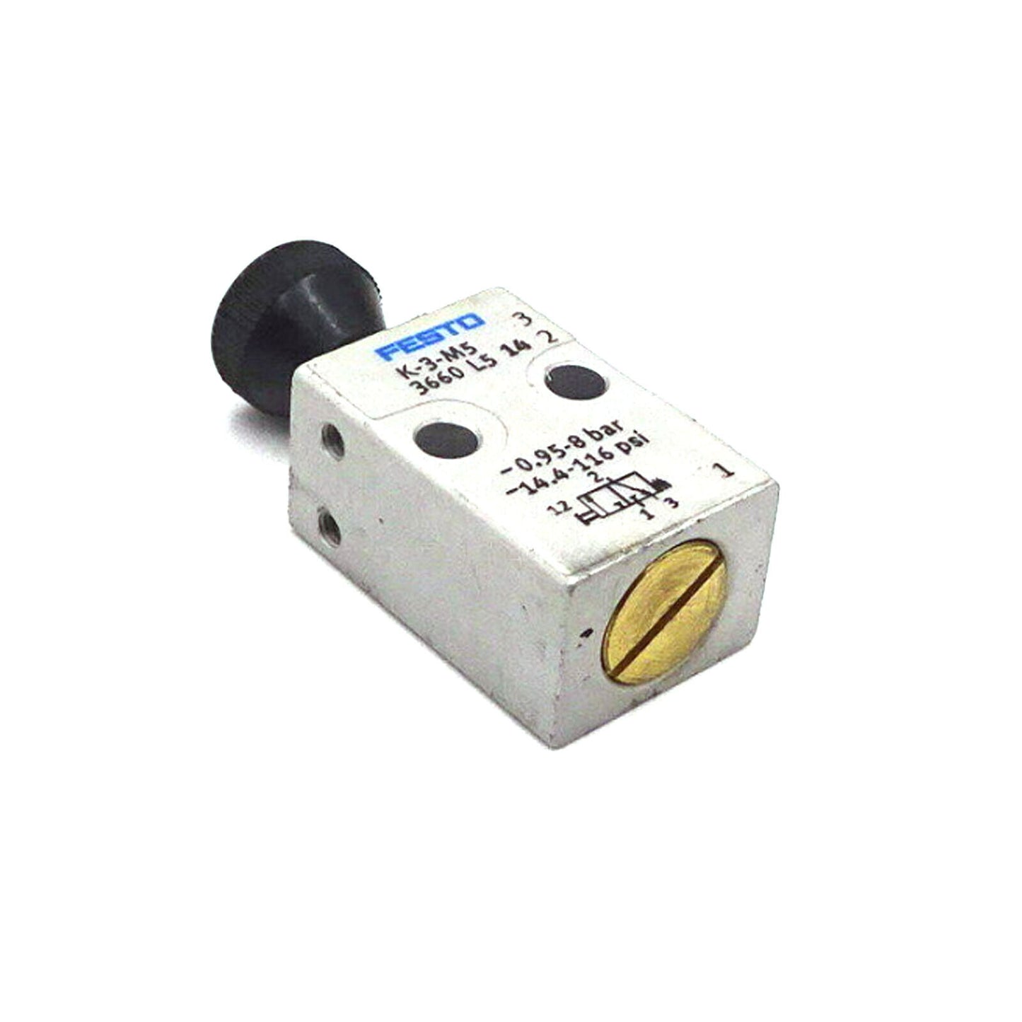 new 1 PCS Fit FESTO manual direction control valve button valve K-3-M5 3660 - FESTA