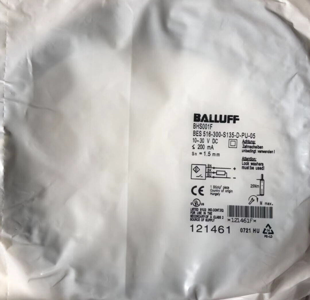 new 1PC  BALLUFF BES 516-300-S135-D-PU-05 Proximity switch BALLUFF