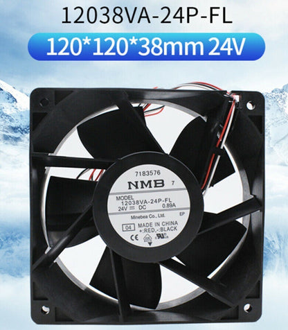 NMB 12038VA-24P-FL DC24V 0.89A 12038 12Cm Inverter Cooling Fan