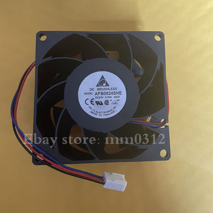 1pcs Delta AFB0824SHE 24V 0.50A 8cm 8038 Ball Inverter Fan