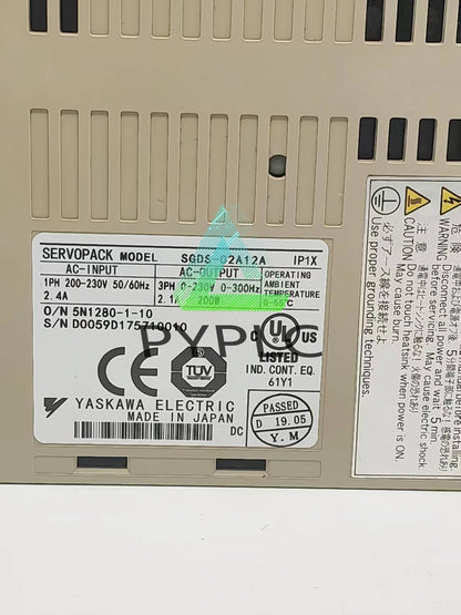 1Pcs w Yaskawa SGDS-02A12A Servo Drive Free delivery