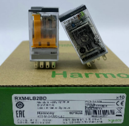 10PCS SCHNEIDER RXM4LB2BD Miniature Relay 24V DC 3A 250 V AC - SCHNEIDER ELECTRIC