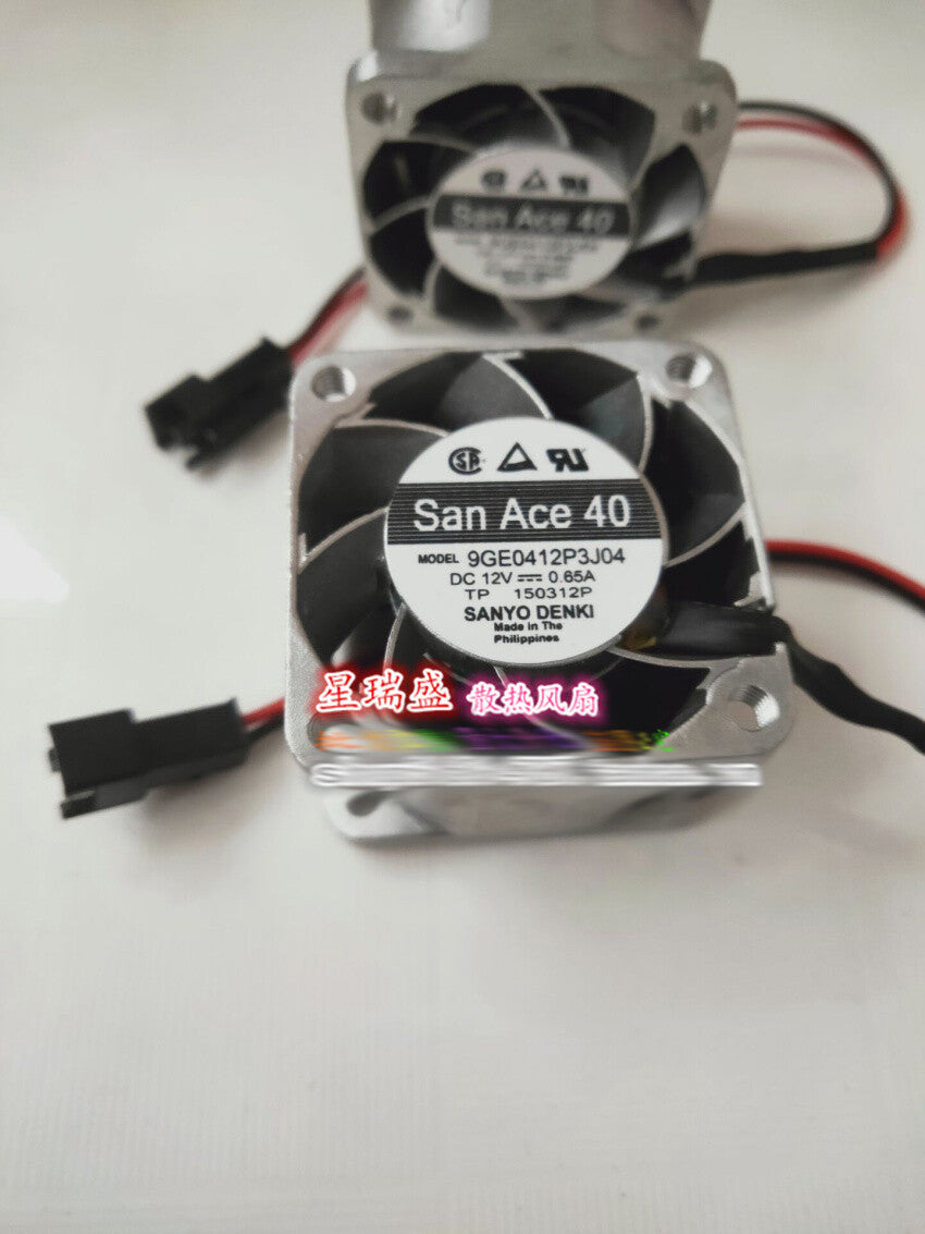 1pcs Sanyo 9GE0412P3J04 12V 0.65A 40*40*28mm aluminum frame fan