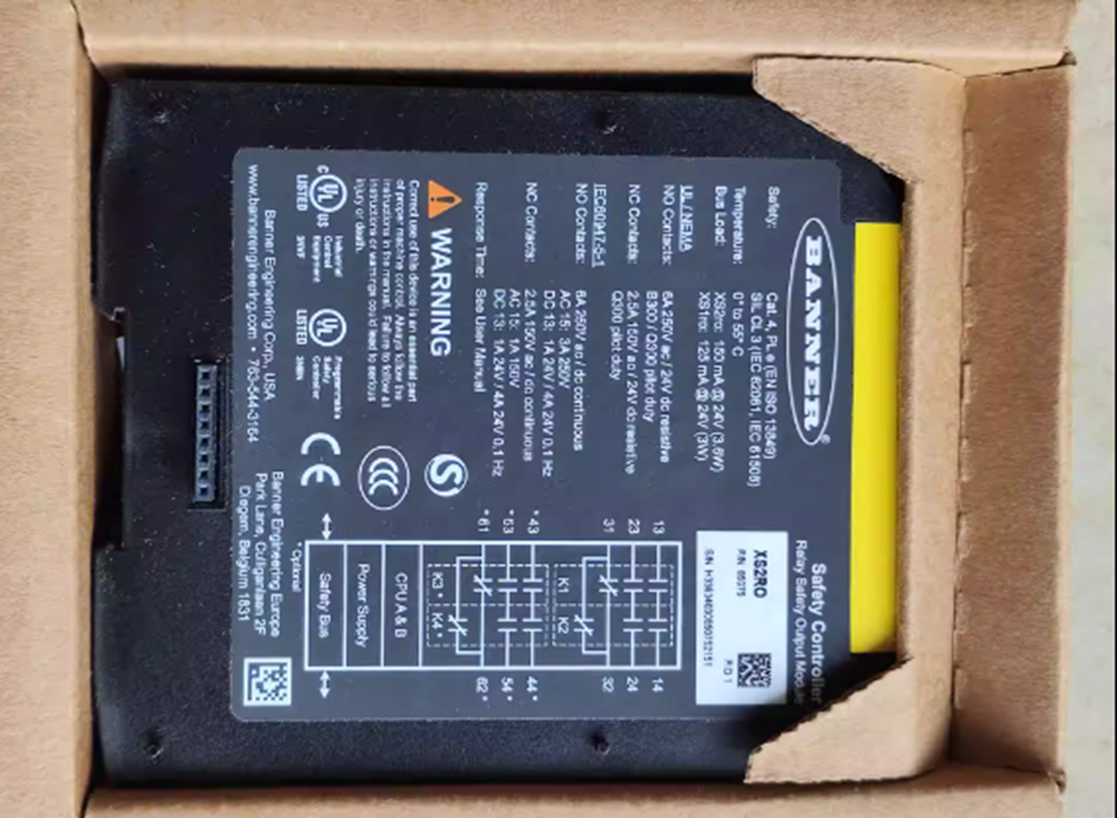 BANNER XS2RO Safety Relay Output Module - BANNER