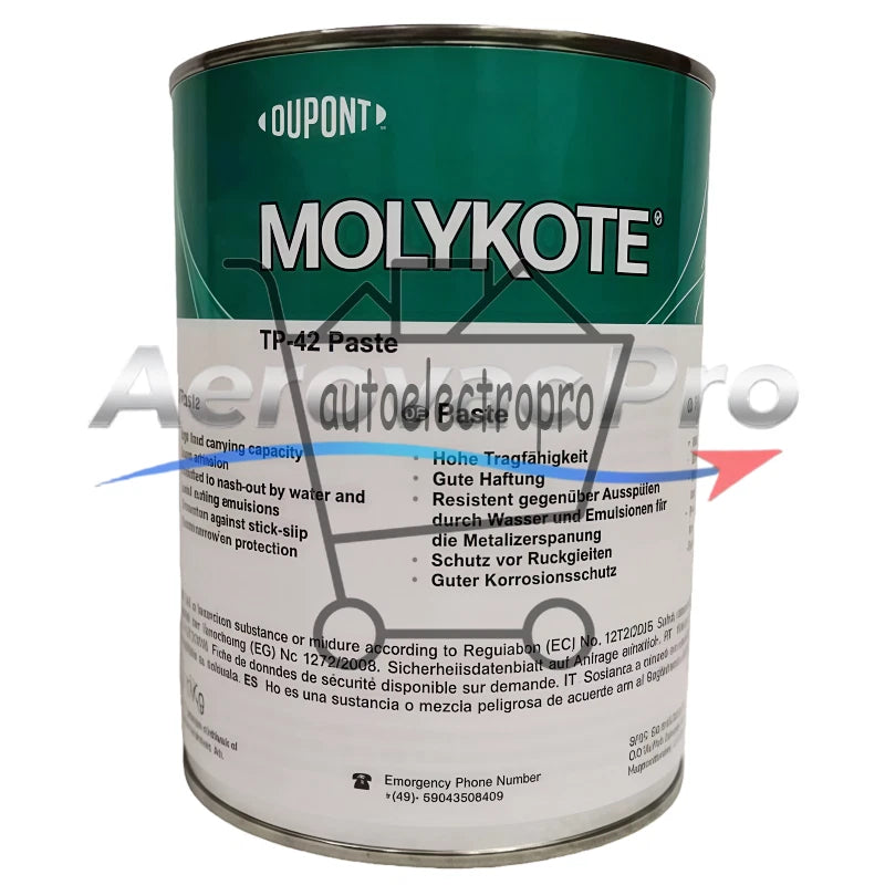1Pcs Molykote DUPONT DOW CORNING TP-42 Grease 1Kg ( 2.2 LB) SAFE RELIABLE