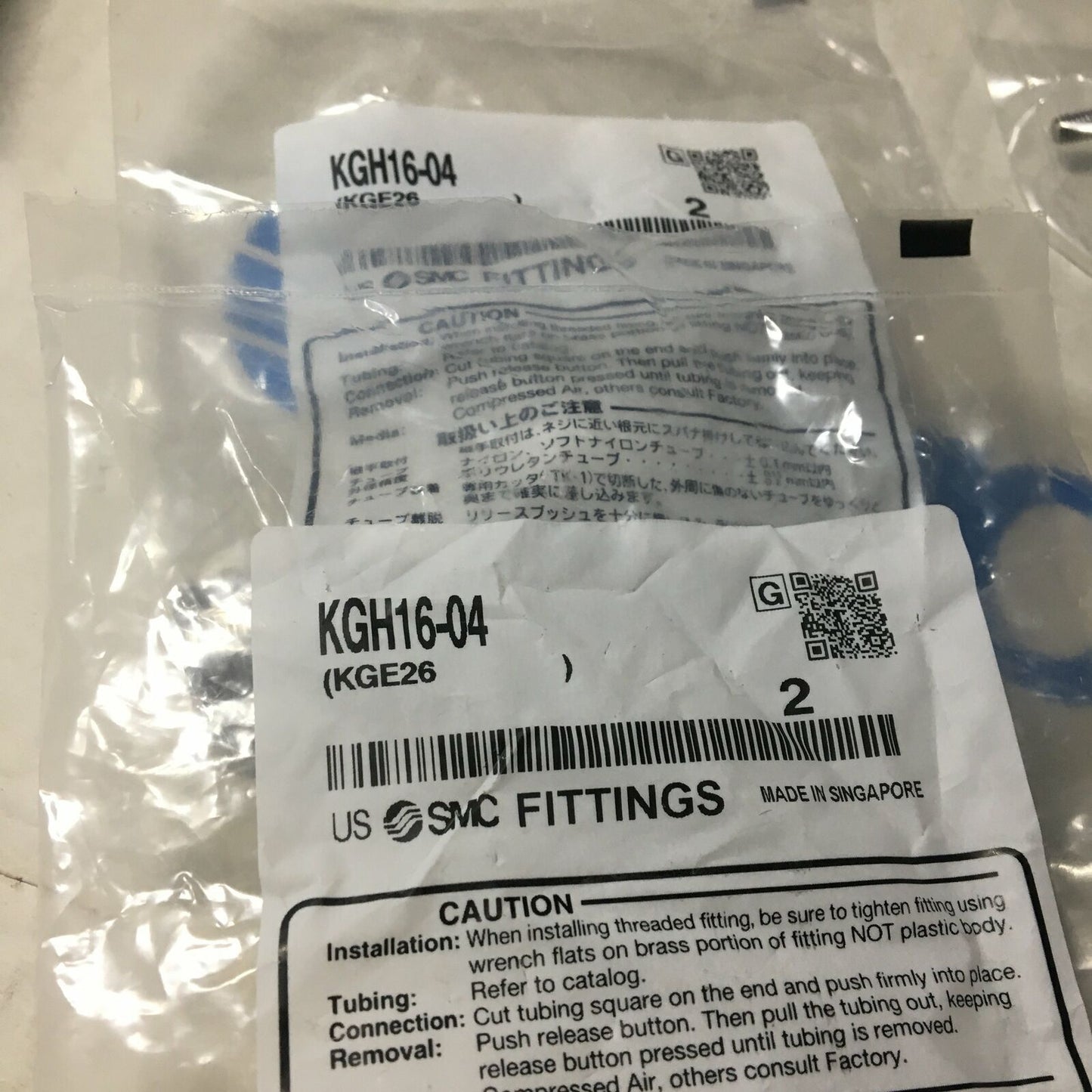 SMC Stainless Steel Joint 16-04 - SMC