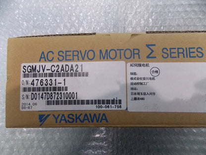 1PC YASKAWA AC SERVO MOTOR SGMJV-C2ADA21