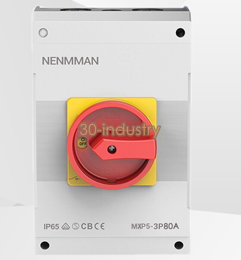 MXP5-3P80A IP65 Outdoor Load Disconnecting Switch - 1PCS - KOEED