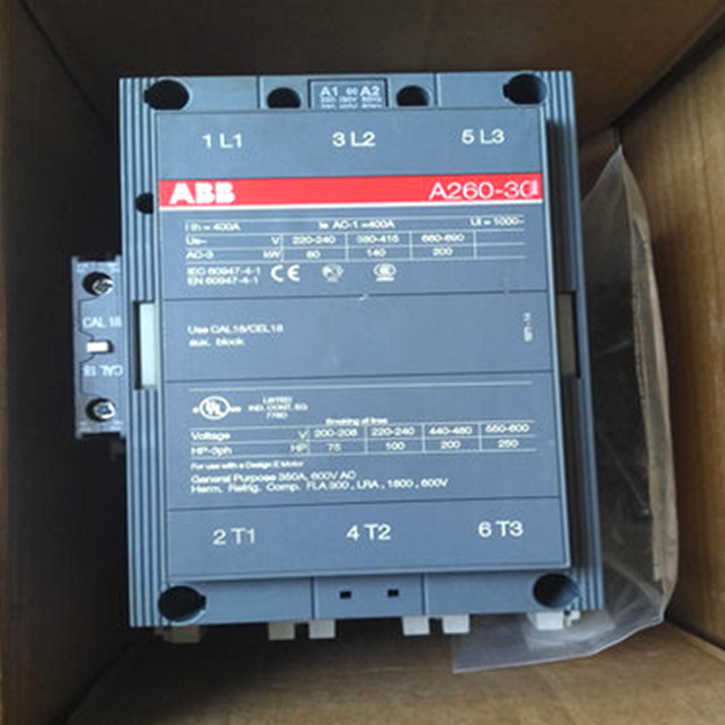 ABB A260-30-11 Contactor - ABB