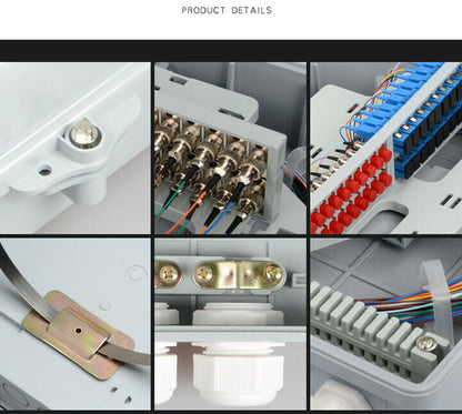 new 48-core split box SC cable fusion box full with flange IP55 - PLCNET.COM