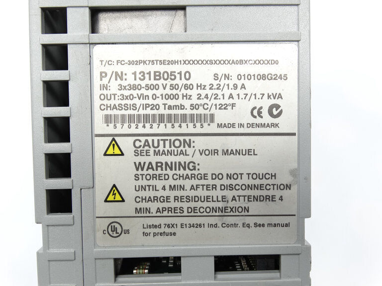 Danfoss 131B0510 VLT Automation Logic Control Pad - DANFOSS