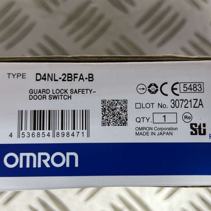 OMRON Safety Door Switch D4NL-2BFA-B | OMRON D4NL-2B Safety Door Switch | OMRON D4NL-2B Safety Door Switch Kit - OMRON