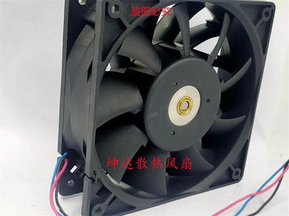 Delta FFB1248SHE-F00 12038 DC48V 0.75A 12CM 3-Pin Dual Ball Ball Velocity Fan