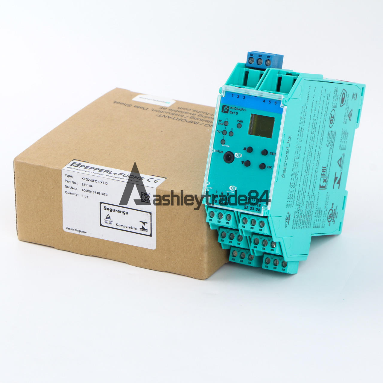 1PC PEPPERL + FUCHS KFD2-UFC-EX1.D Safety Barrier