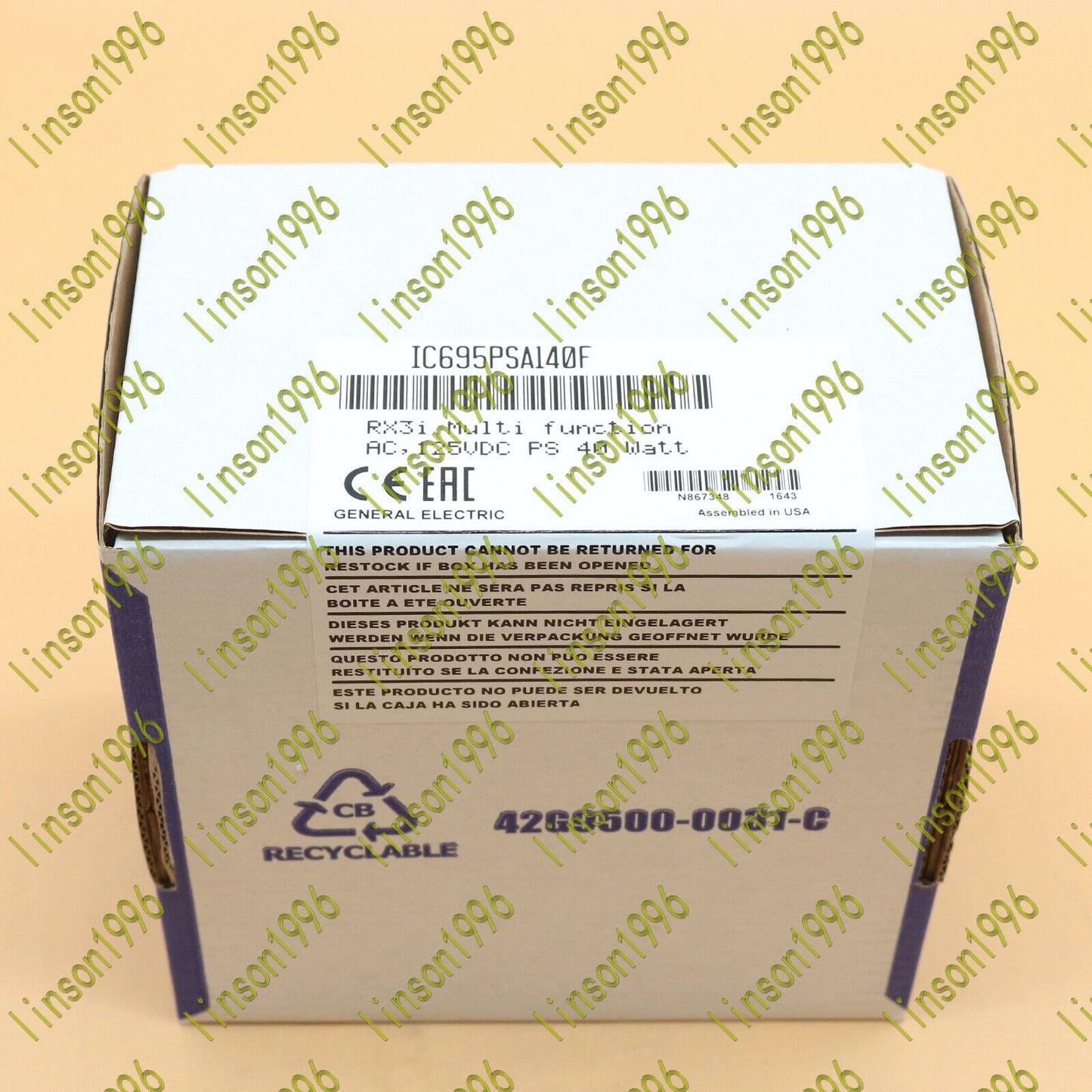 GE Fanuc IC695PSA140F Power Supply Module 1-Year Warranty - GE