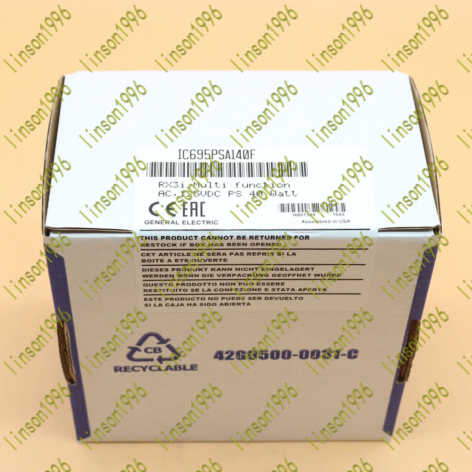 GE Fanuc IC695PSA140F Power Supply Module 1-Year Warranty - GE