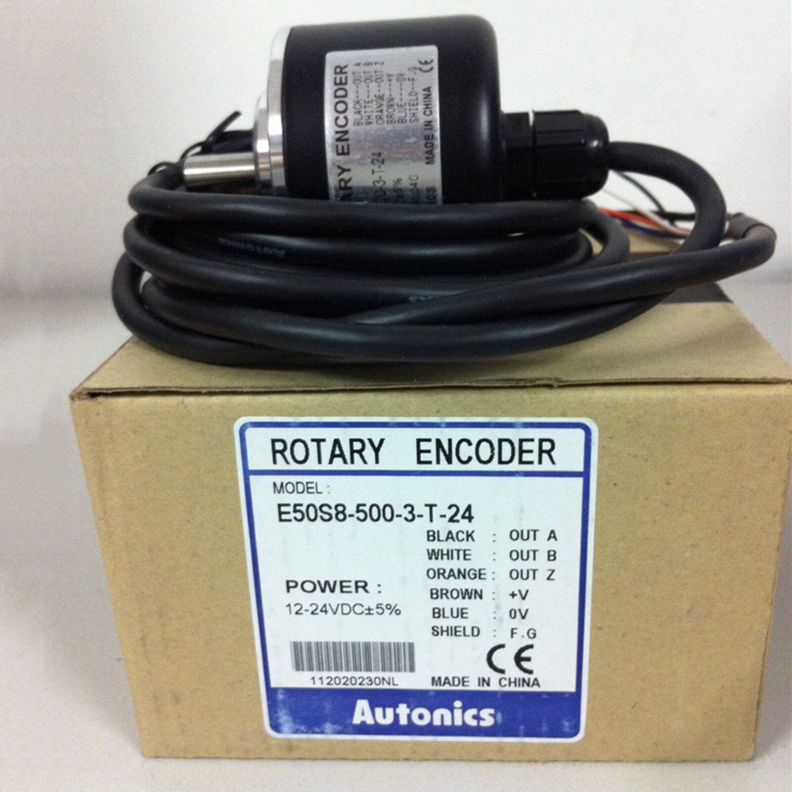 new 1PC  Autonics E50S8-500-3-T-24 Incremental Rotary Encoder#QW