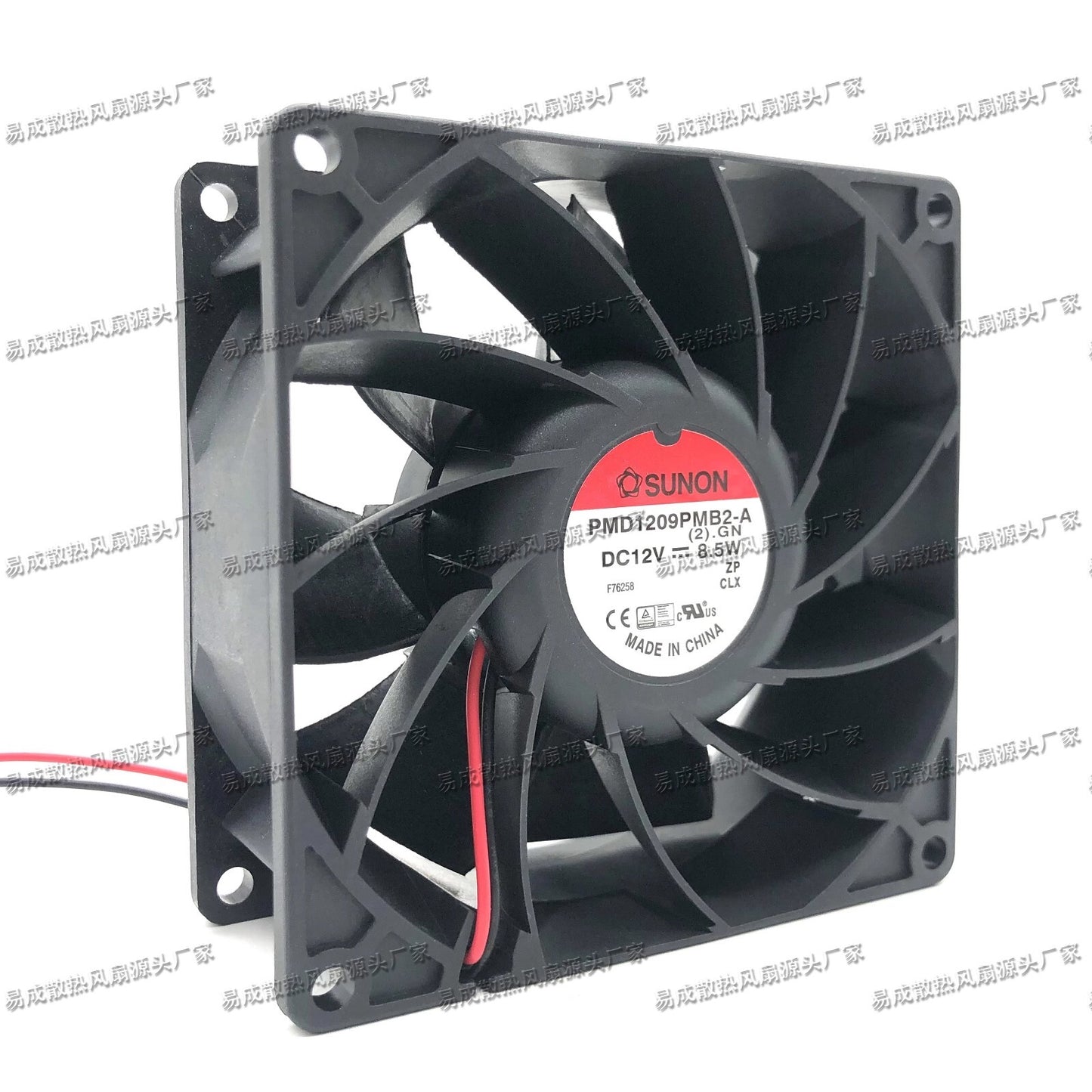 SUNON PMD1209PMB2-A (2).GN DC12V 8.5W 9038 2-Wire Inverter Cooling Fan
