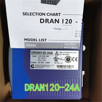 DRAN120-24A Switching Power Supply 115/230VAC 24VDC 120W - DRAN