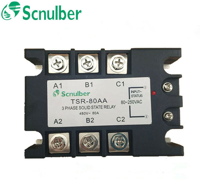 new Scnulber three-phase solid state relay TSR-80AA 80A 480V AC control AC - SCNULBER