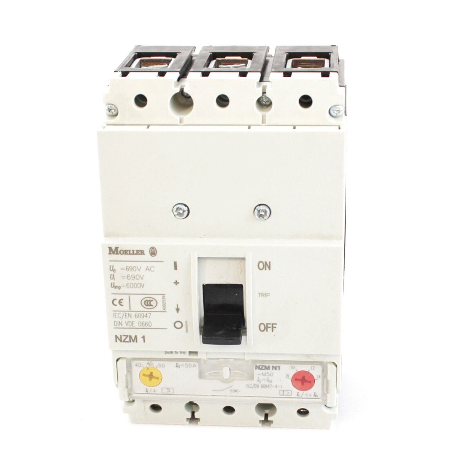 new 1PCS Moeller NZMN1-M50 Circuit Breaker 3p 50A Motor Protection Moeller