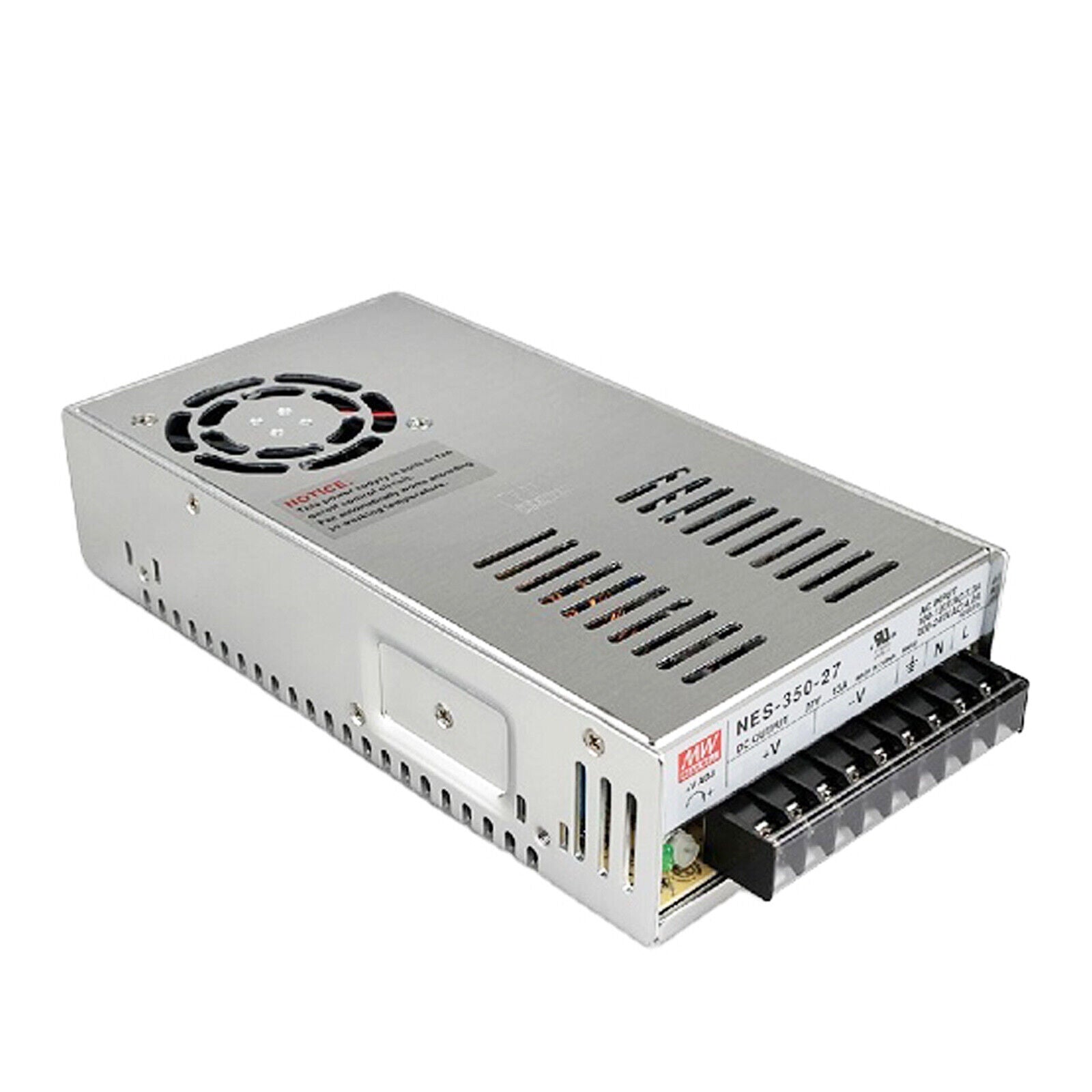 MEANWELL MW-NES-350-27 27V 13A 350W AC/DC Switching Power Supply - MEANWELL