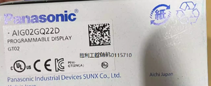 PANASONIC AIG02GQ22D 3.8" Touch Screen Monochrome Control Panel, 24VDC, SD Memory - PANASONIC