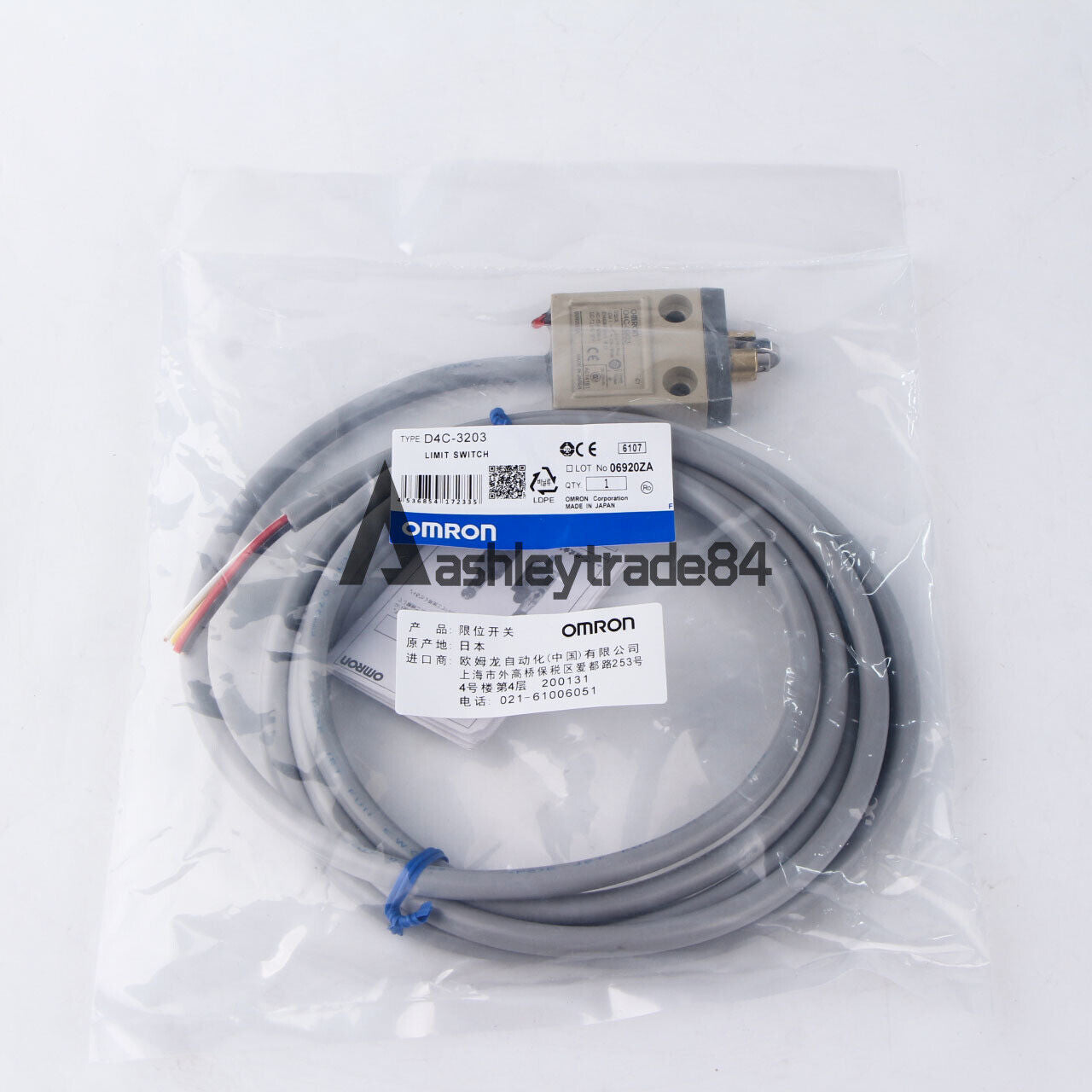 new 1PC  for Omron D4C-3203 Limit Switch