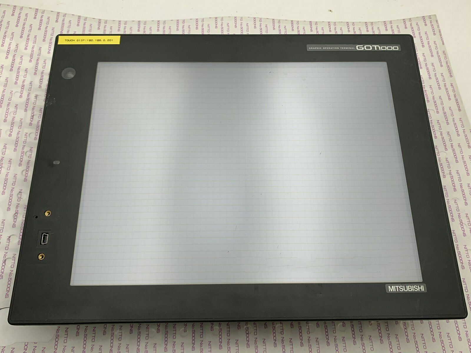 used ONE Mitsubishi touch screen GT1585-STBD GT1585STBD Fully tested - MITSUBISHI