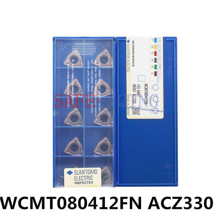 new 10PCS SUMITOMO U drill CNC Carbide inserts WCMT080412FN ACZ330 - SUMITOMO U