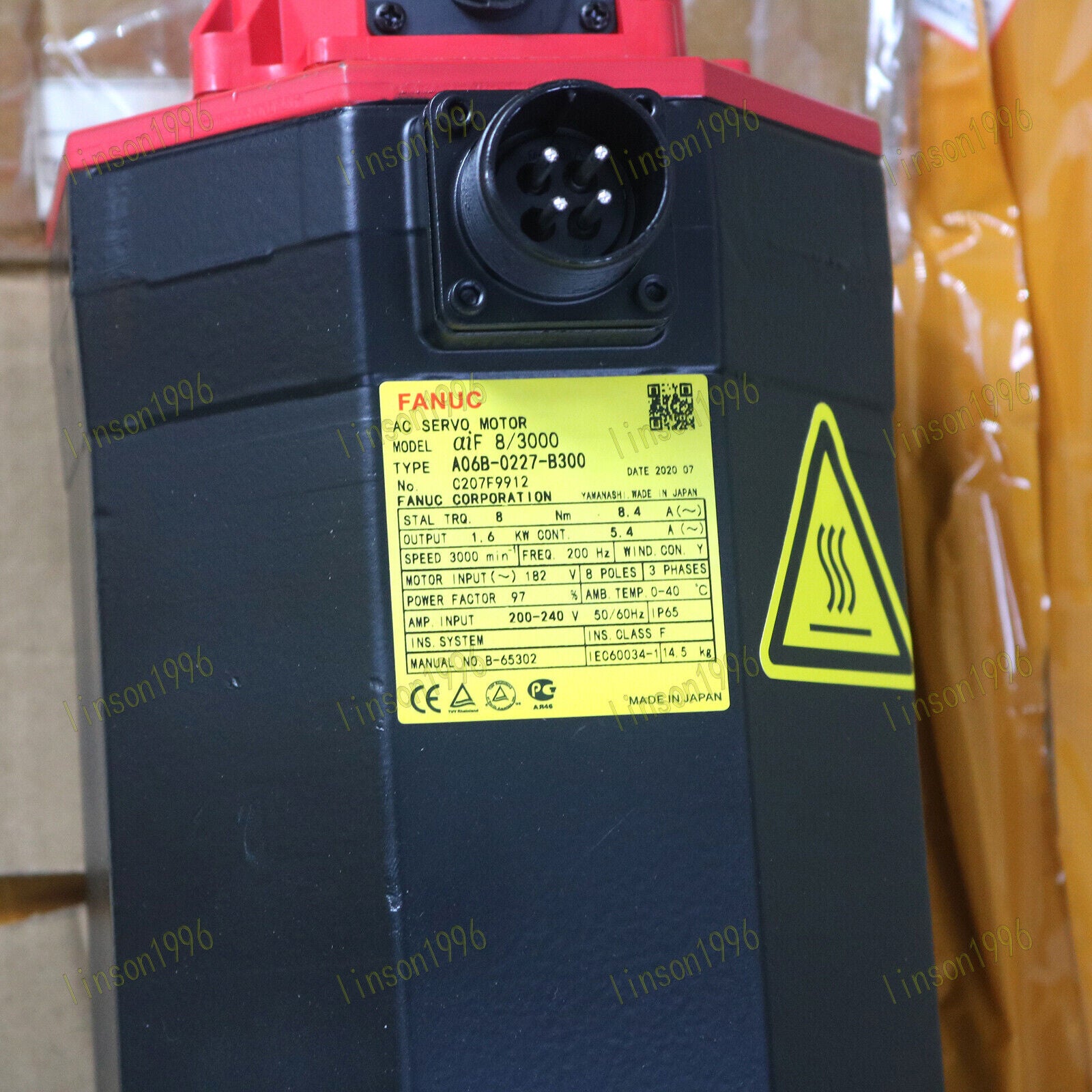 Used Fanuc A06B0227B300 Servo Motor A06B-0227-B300 Fully Tested Industrial Servo Motor - FANUC