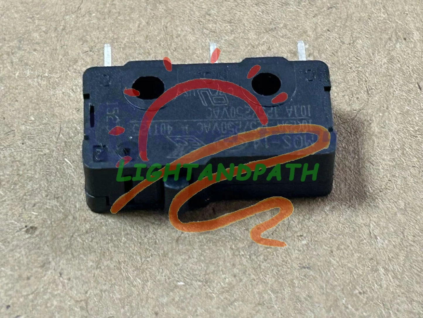 10pcs TONELUCK MQS-14 250V10.1A Micro Switch 3 pins