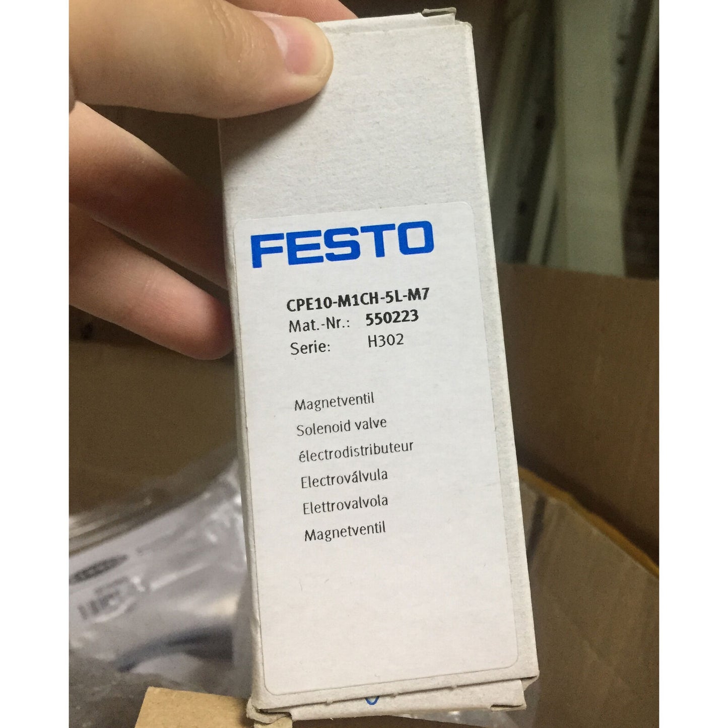 FESTO CPE10-M1CH-5L-M7 Solenoid Valve - FESTO